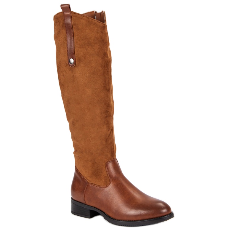 Classic camel boots brown 1
