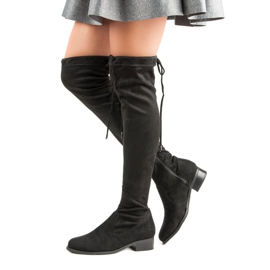 Seastar Stylish Thigh High Boots black 2 Seastar Stylish Thigh High Boots black 2