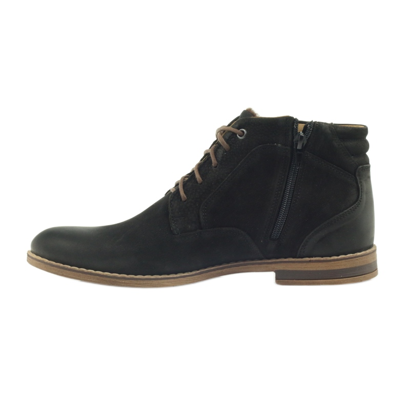 Riko boots Jodhpur boots men's shoes with a zipper black 2