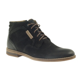 Riko boots Jodhpur boots men's shoes with a zipper black 1