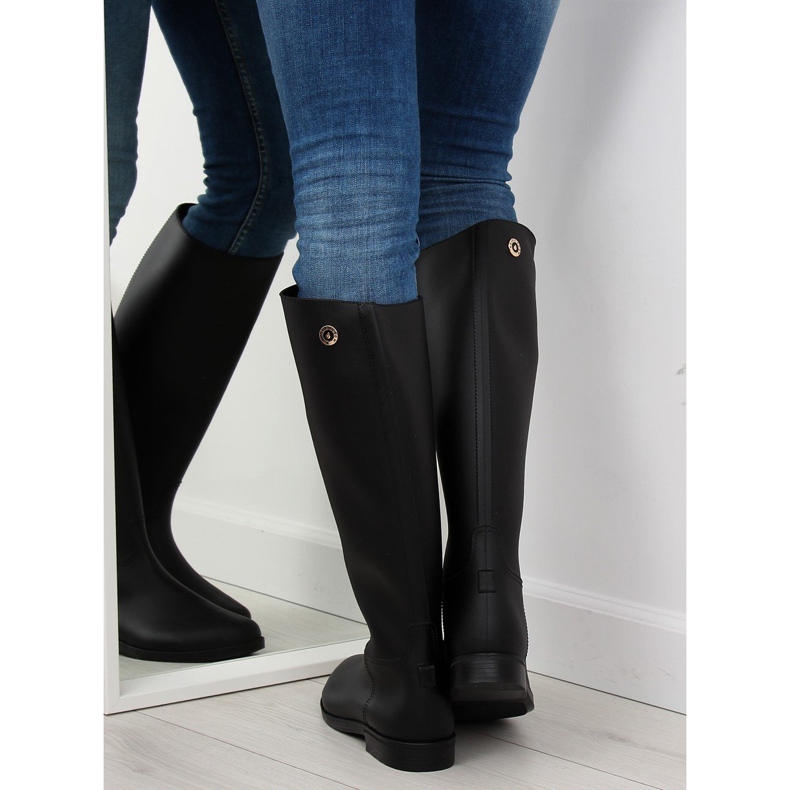 Rainy Show black D59 Black galoshes 1
