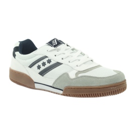 Rucanor Balance indoor shoes white grey navy blue 1