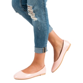 Top Shoes Lacquered ballerinas pink 1 Top Shoes Lacquered ballerinas pink 1
