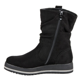 Kayla Black platform ankle boots 1