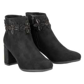 Kylie Suede Black Boots 2