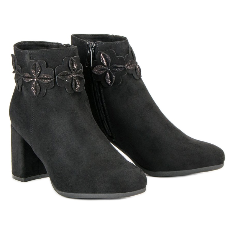 Kylie Suede Black Boots 2