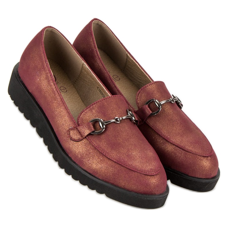 Kylie Stylish loafers red 2