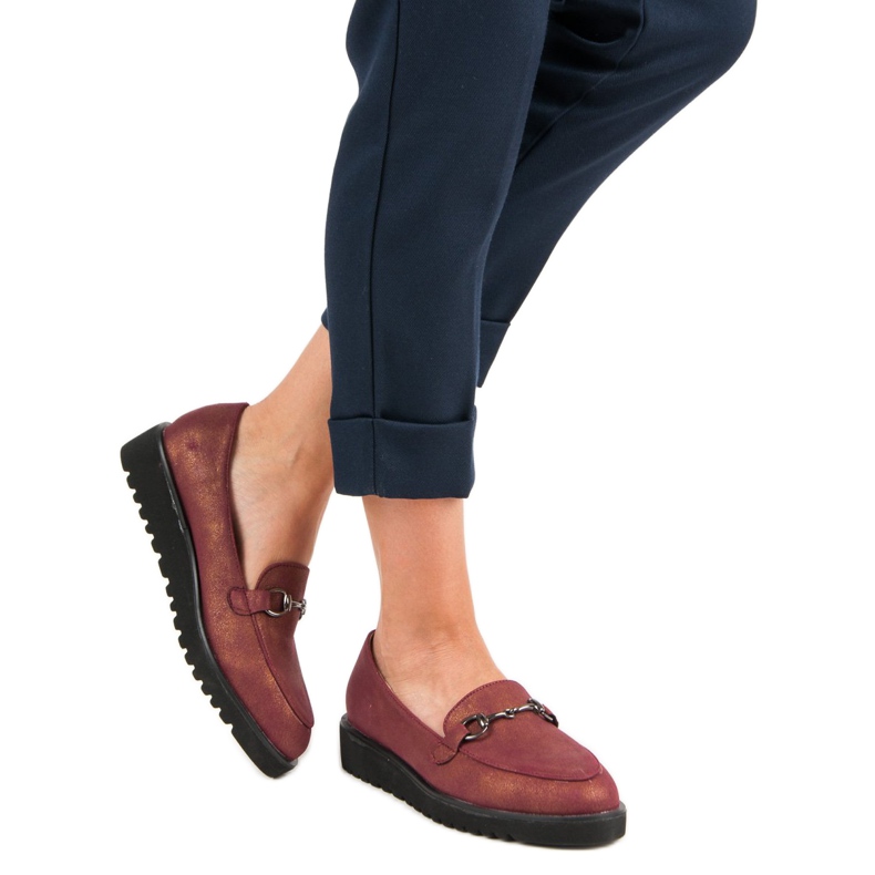 Kylie Stylish loafers red 1