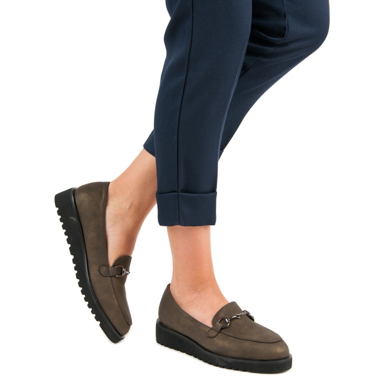 Kylie Stylish loafers green 1