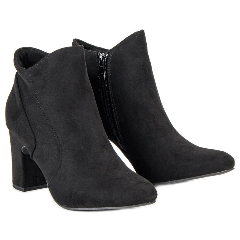 Kylie Elegant suede boots black 2