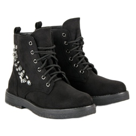 Bestelle Suede trappers black 1