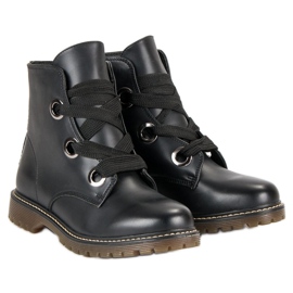 Kayla Lace-up workers black 2