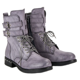 Super Me Comfortable boots blue 1