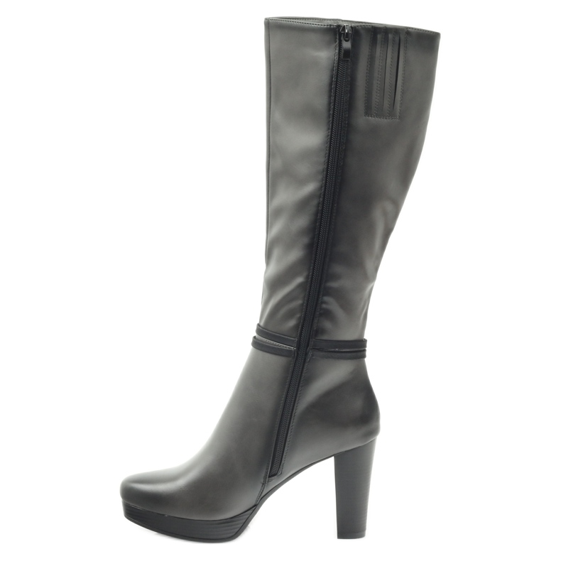 M.Daszyński Boots on the post Daszyński AM61 black grey 2