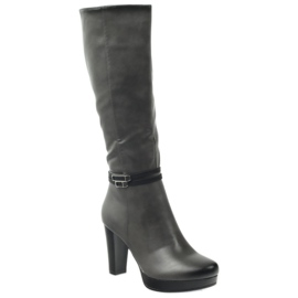 M.Daszyński Boots on the post Daszyński AM61 black grey 1