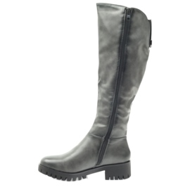 M.Daszyński Boots with a thick bottom Daszyński MR1813 grey 2