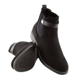 Black Chelsea boots for women C-7203 Black 2 Black Chelsea boots for women C-7203 Black 2