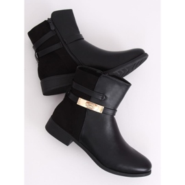 Black women's black boots VQ6-5 Black 2