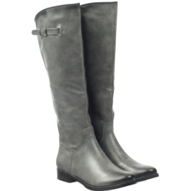 M.Daszyński Boots Officers Daszyński SA131 grey 3