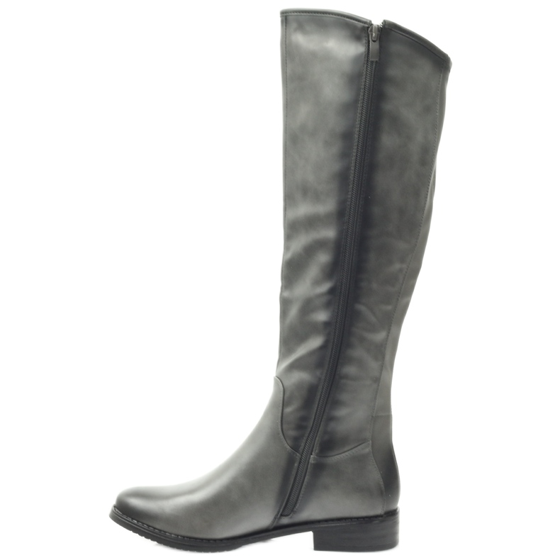 M.Daszyński Boots Officers Daszyński SA131 grey 2