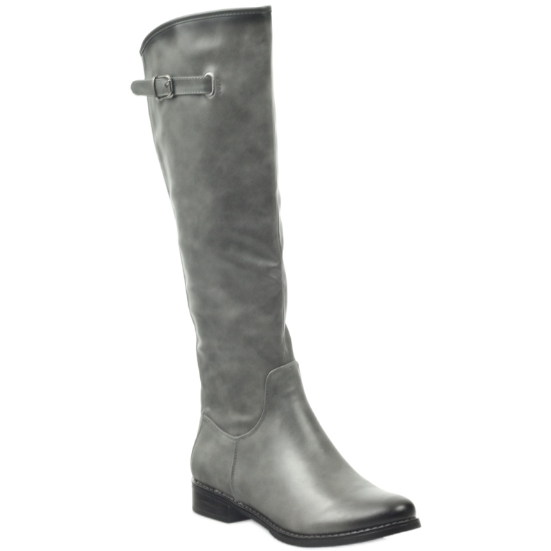 M.Daszyński Boots Officers Daszyński SA131 grey 1