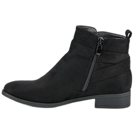 Top Shoes Classic ankle boots with a zipper black 1