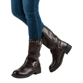 SDS High workery boots brown 1