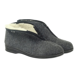 Befado men's shoes warm slippers 100M047 grey 3