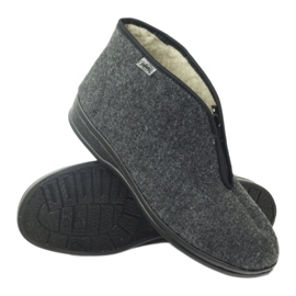 Befado men's shoes warm slippers 100M047 grey 2