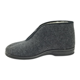 Befado men's shoes warm slippers 100M047 grey 1