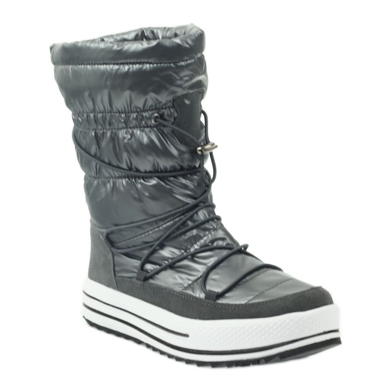 Sport Snow Boots On Fur DK grey 1