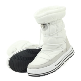 Sport Snow Boots On Fur DK white 5