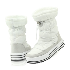 Sport Snow Boots On Fur DK white 4