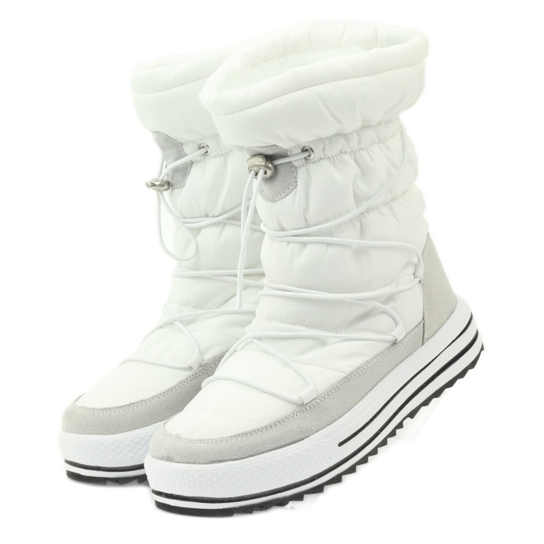 Sport Snow Boots On Fur DK white 3