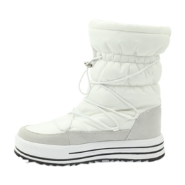 Sport Snow Boots On Fur DK white 2