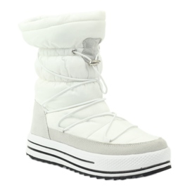 Sport Snow Boots On Fur DK white 1