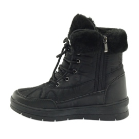 Sport Snow Boots On Fur DK black 2