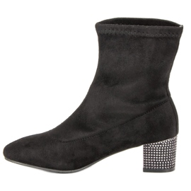 Kylie Black Slip-On Boots 2