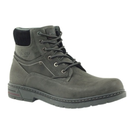 Gray boots tied McKey 616 grey 1