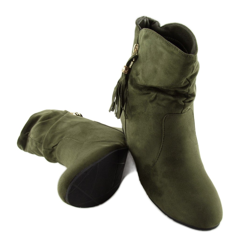 Green Women's saszki boots VQ-362 Green 2