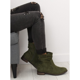 Green women's boots 99-135 Olive 1