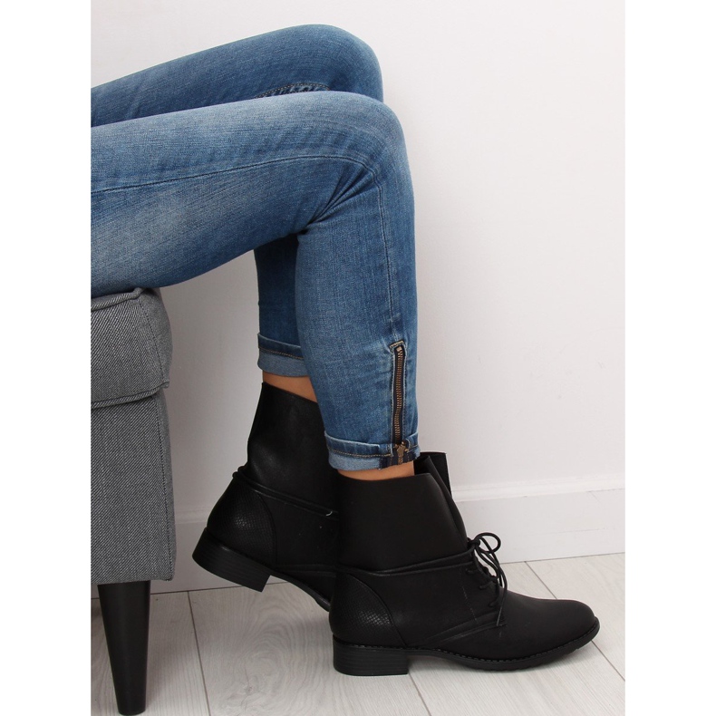 Black Workery boots 16006-53A Black 1