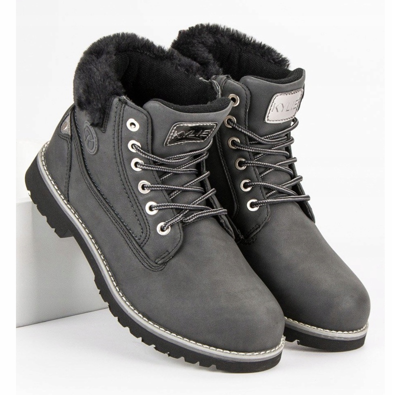 Kylie Dark gray Trappers grey 1