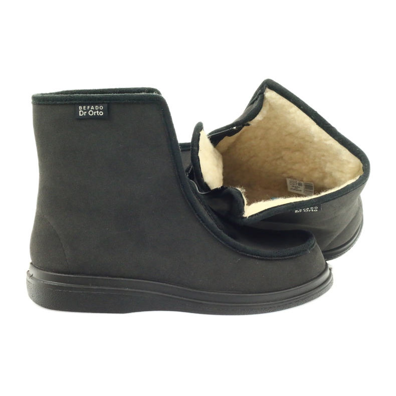 Befado health shoes, warm slippers Dr.Orto 996M008 grey 3 Befado health shoes, warm slippers Dr.Orto 996M008 grey 3