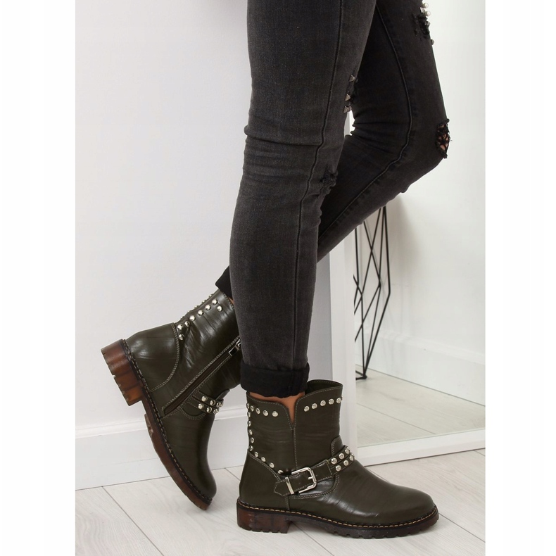 Green military boots A-30 Green 1