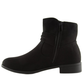 Black suede boots JKD-52 Black 2