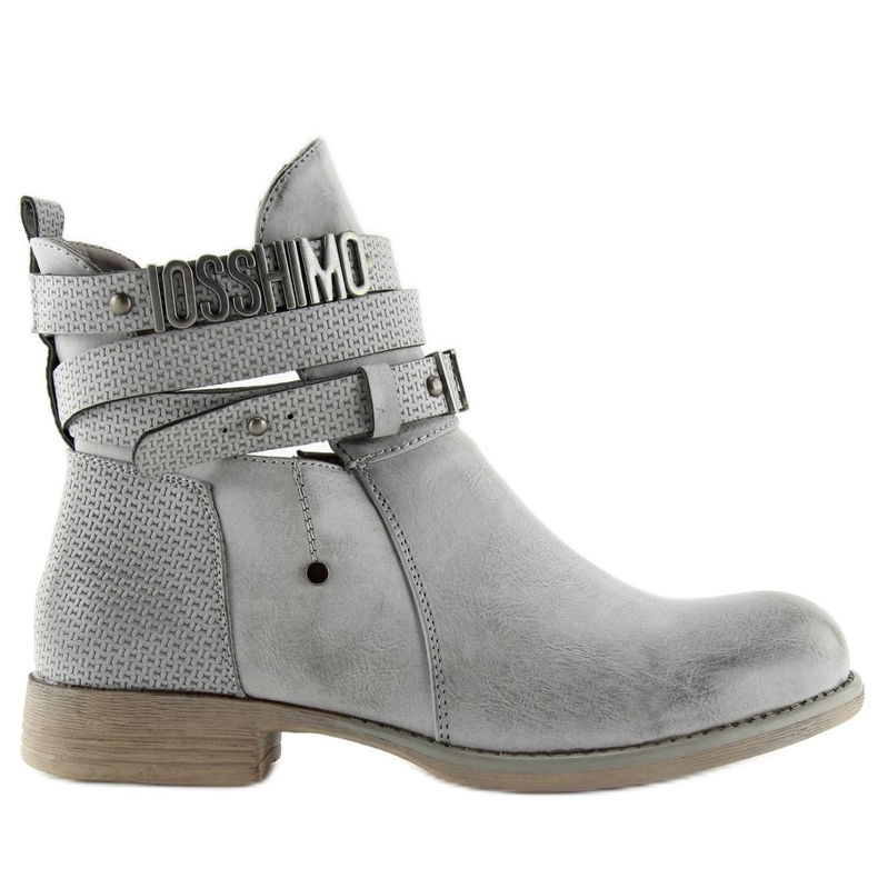 Cut out boots gray 302-PA gray grey 2
