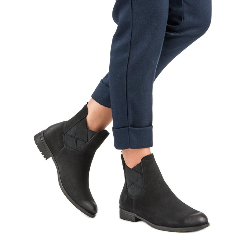 VINCEZA Chelsea boots black 1 VINCEZA Chelsea boots black 1
