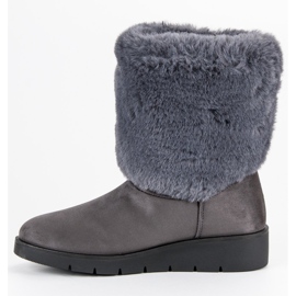 Kylie Fashionable winter shoes grey 2