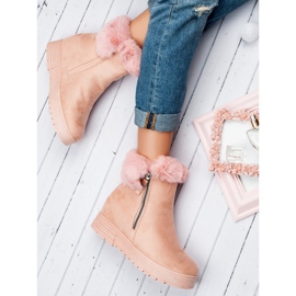 Lucky Shoes Pink Ankle Boots 1